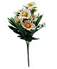 YOGO DECOR Gerbera Daisy Artificial Flowers - Light Pink, 1 Stick with 19 Flowers for Home & Office Decor | Elegant & Durable I Ideal for Hotels, Restaurants or Floral Bouquets Arrangements