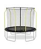 Plum Wave Springsafe Trampoline And Enclosure Black - 10 feet