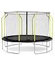 Plum Wave Springsafe Trampoline And Enclosure Black - 12 feet