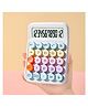 SYGA 12-Digit Extra Large Display Candy Color Calculator - White