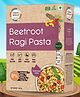 Organic Wisdom Calcium & Iron Rich Beetroot Ragi Pasta,180g | No Maida, MSG or Refined Oil - 180 g