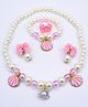 SYGA Shell & Bow Designed Jewelry Set - Pink