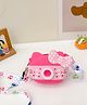SYGA Silicone Cartoon Camera Sling Bag for Girls - Dark Pink