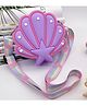 SYGA Shell Shaped Silicone Sling Bag for Girls - Purple