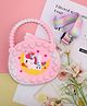 SYGA Unicorn Pop It Silicone Cartoon Sling Bag for Girls - Pink & White