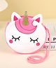 SYGA Cute Unicorn Plush Sling Bag Soft Lightweight Shoulder Bag for Girls - Rose Pink