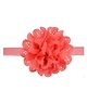 Akinos Kids Floral Applique Detailed Headband - Peach