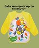 JOY BUZZ joy buzz Full Sleeves Washable PVC Waterproof Bibs / Apron Pack Of 1 - Yellow