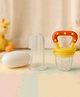 JOY BUZZ joy buzz Fruit Feeder Nibbler With Baby Silicone Finger Brush/Oral Brush/Baby Tounge Cleaner - (Pack Of 2)