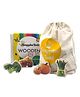 GrapplerTodd, Pack of 12 in 1, Premium Wooden Shape Toys, Real Images Educational Toy, 6 Months to 6 Years Kids (Vegetables)