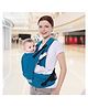 R for Rabbit Baby Carrier for New Born 5 in 1 Hip Seat Front Carry Position Upsy Daisy Cozy Carrier Adjustable Straps - Blue