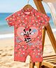 Yellow Bee Disney Minnie Mouse One-Piece Swimsuit - Pink