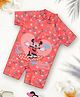 Yellow Bee Disney Minnie Mouse One-Piece Swimsuit - Pink