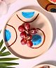 WEAVING HOMES Blue & Brown Ring Platter with Beautiful Blue Color Dinnerware Piece
