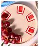 WEAVING HOMES Red Brick Platter with Beautiful Red Color Dinnerware Piece