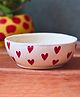 WEAVING HOMES All Heart Bowl with Beautiful Red Color Dinnerware Piece