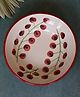 WEAVING HOMES Cherry Tomato Pasta Plate with Beautiful Red Color Dinnerware Piece