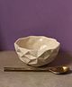 WEAVING HOMES White Diamond Bowl - Small with Beautiful White Color Dinnerware Piece