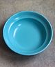 WEAVING HOMES Teal Pasta Plate with Beautiful Teal Color Dinnerware Piece