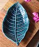 WEAVING HOMES Foilage Leaf Platter with Beautiful Green Color Dinnerware Piece