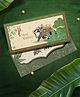 QIPS | NUKKAD Premium Shagun Envelopes  Royal Elephant Print with Foil Detailing  Pack of 10 pcs