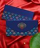 QIPS | Premium Shagun Envelopes  Peacock Motif Print with Foil Detailing  Pack of 10 pcs
