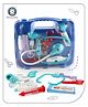 Aditi Toys Premium 9 Piece Doctor Set Briefcase with LED Light Instruments BIS Approved - Multicolor