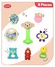 Aditi Toys Rattles in a Bag Set of 8 - Multicolour