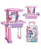Aditi Toys Premium Doctor Set with Pull & Push Trolley for Kids,Doctor Set with LED Light Instruments, Pretend Play Doctor Set for Kids Above 3 Years, 13 Piece Doctor Kit, BIS Approved (Multicolor)