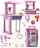 Aditi Toys Beauty Set Suitcase on Wheels  Portable Makeup Kit for Girls with 25 Pieces, Easy to Clean, BIS Approved