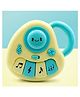 Aditi Toys Baby Piano Musical Infant Toy 4 Key Nodes with 31 Music melodies includes Learning numbers & shapes, Flashing Lights Early Learning Baby Tiny Tunes (Yellow/Blue)