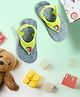 TOMSY CHOICE Hot Air Ballon Designed & Applique Detailed With Velcro Closure Flip Flops - Green