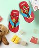 TOMSY CHOICE Floral Designed Flip Flops - Red