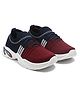 TOMSY CHOICE Colour Blocked With Air Cushion Sole Shoes - Red