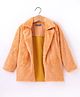 Enfance Full Sleeves Fur Detailed Jacket - Golden