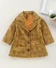 Enfance Full Sleeves Geometric Printed Blazer - Yellow