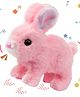 Kidology Electronic Bunny Toy  (Pink) - Height 17 cm