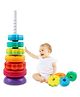 FUNVERSE Spinning Stacking Tower Toy for Kids & Toddlers | Fun & Educational Learning Toy for Boys & Girls | Rainbow Spin Tower Educational Activity Toys for Baby, Toddler 1+ Year