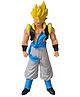 Awestuffs Height 18 cm Dragonball Anime Gogeta Yellow Hair Large Action Figure Limited Edition Figure Toy Statue Merchandise for Anime Lovers
