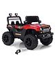 Scooby Doo Battery Operated Ride on Jeep With Music & Lights- Red| Openable Doors| Wide Comfortable Seat| Forward & Reverse Drive| Rechargeable Battery| Remote Control| Toy for 2 to 5 yrs Boys & Girls