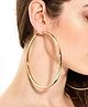 YU FASHIONS Gold Metal Gold Plated Stylish Adjustable Earrings  18 g