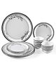 Superware Melamine 16 Dinner Set - Silver Lace