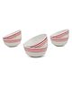 Superware Melamine Soup Bowl Set 4.5 Inch - 3-red Lines (B6546) (Set of 6)