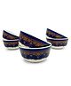 Superware Melamine Veg Bowl Set 4 Inch - Blue Prema (B6547) (Set of 6)