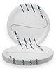 Superware Melamine Buffet Plate Set 12.5 inch - STRIP & ROPES (P6094) (Set Of 6)