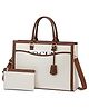 lycheebags Women PU Satchel Purse and Handbags Ladies Shoulder Totes Bag