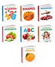 Educational board books for babies-ABC Transport Colours Fruits Vegetables Shapes and Numbers Educational Picture Book All-in-one learning board book|Pack of 7 Books - English