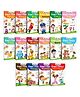 My First Copy to Colour - Alphabet Animals Birds, Cartoons Colours Monster Flowers Fruits Numbers, Shapes and more Children colouring book Kids fun colouring book | Pack of 16  Books -English