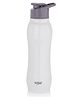 Sizzle Sports Stainless Steel Water Bottle 750 ml  Lightweight Leakproof Water Bottle with Flip Lid- White Pack of 1