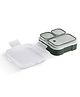 VAYA TYDBYT Lunchbox, Stainless Steel Bento Lunch Box with 3 Leakproof Compartments  Ideal for Kids, Office, and School Use, Color - Green